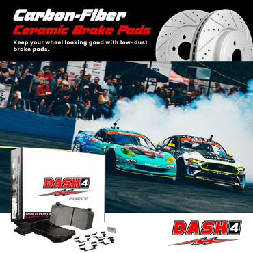 2015 Dodge Dart Dash4 Carbon Fiber Ceramic Brake Pads