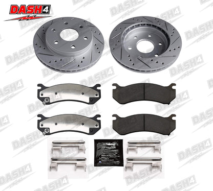 Dash4 F22 Sports Performance Brake Pads Rotors Kit - Front Set - 521.52497 - braketimeusa
